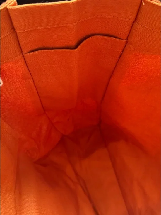 Barnes & Noble Terracotta Canvas Tote Inside Pockets EUC #BookTok - Picture 3 of 9